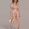 Women'S Belted Jumpsuit