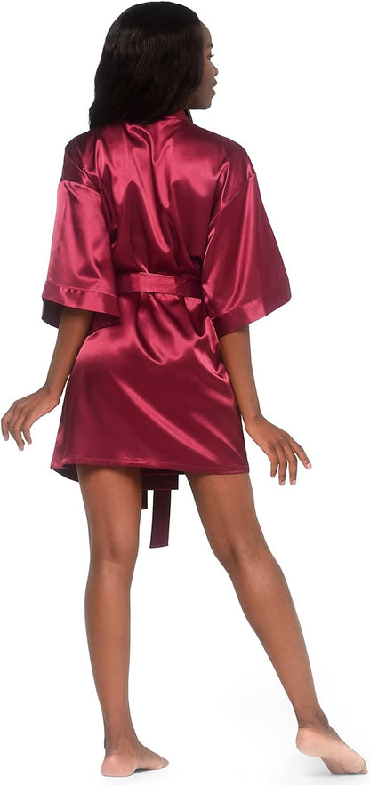Women'S Bride Bridesmaids Robe - Satin Kimono Robes for Women