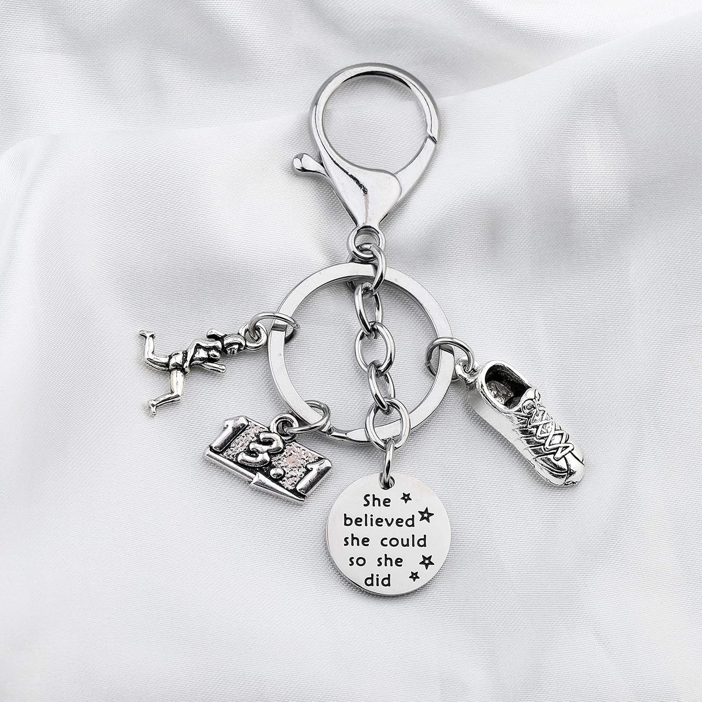Runner Gifts Marathon Gift Runner Keychain Marathon Jewelry Running Gifts